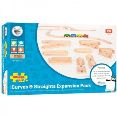 Bigjigs Toys Curves and Straights Expansion Pack