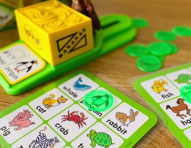 Popular Playthings Monkey Bingo Board Game