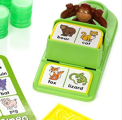 Popular Playthings Monkey Bingo Board Game