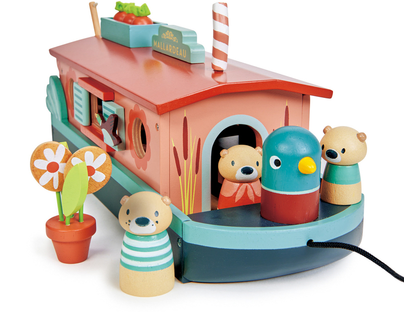 Tenderleaf Little Otter Canal Boat Pretend Play