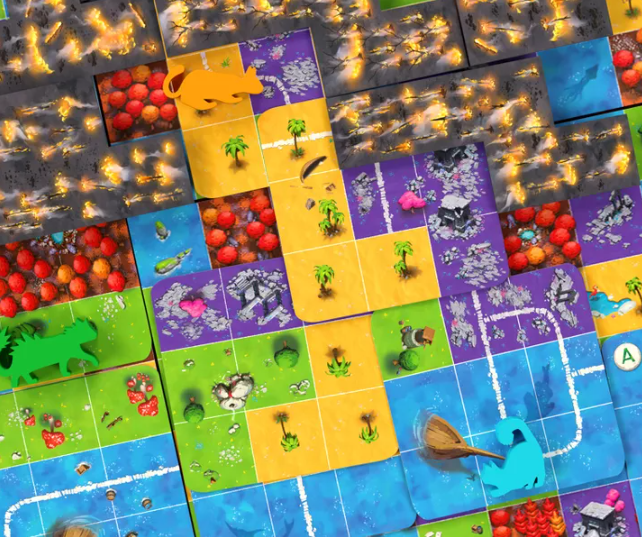Isle of Cats Race To The Raft Board Game