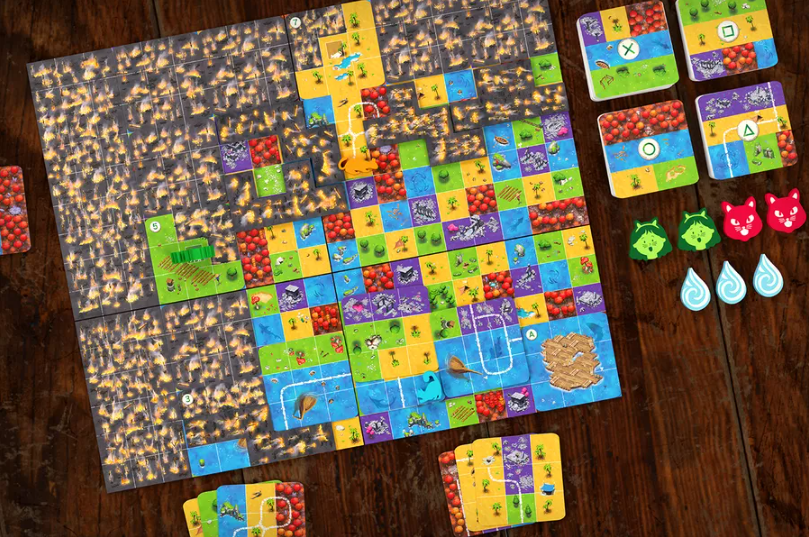 Isle of Cats Race To The Raft Board Game