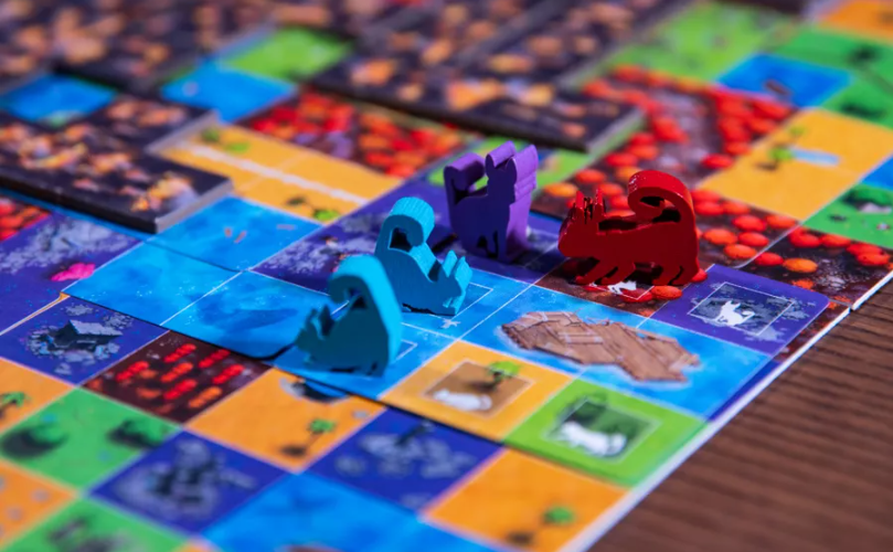 Isle of Cats Race To The Raft Board Game