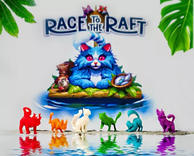 Isle of Cats Race To The Raft Board Game