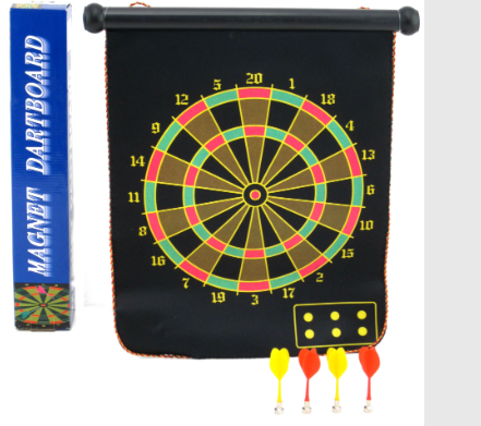 Magnetic Dartboard Roll Up Game