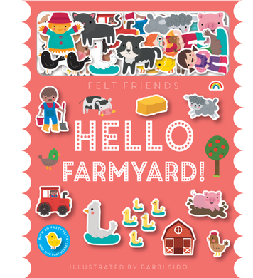 Really Decent Books Felt Friends Hello Farmyard Children's Book