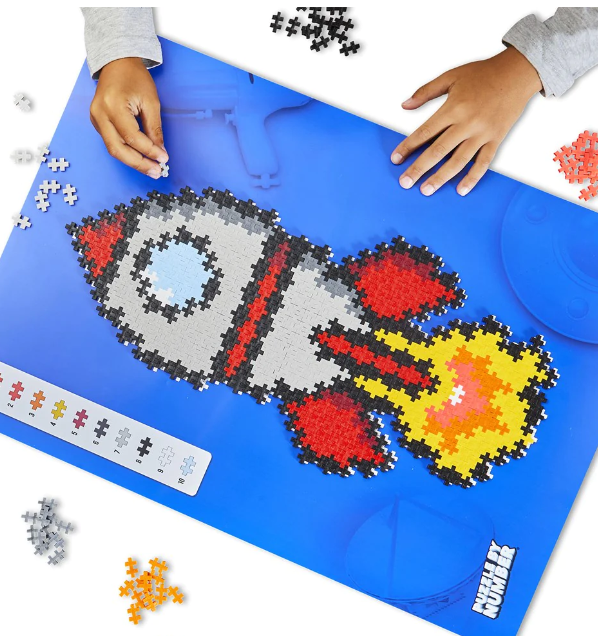 Plus-Plus Puzzle By Number Rocket 500pc Construction