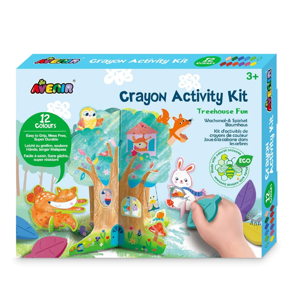 Avenir Crayon Activity Kit Treehouse Fun