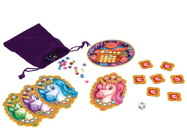 Peaceable Kingdom Share and Sparkle Unicorns Board Game