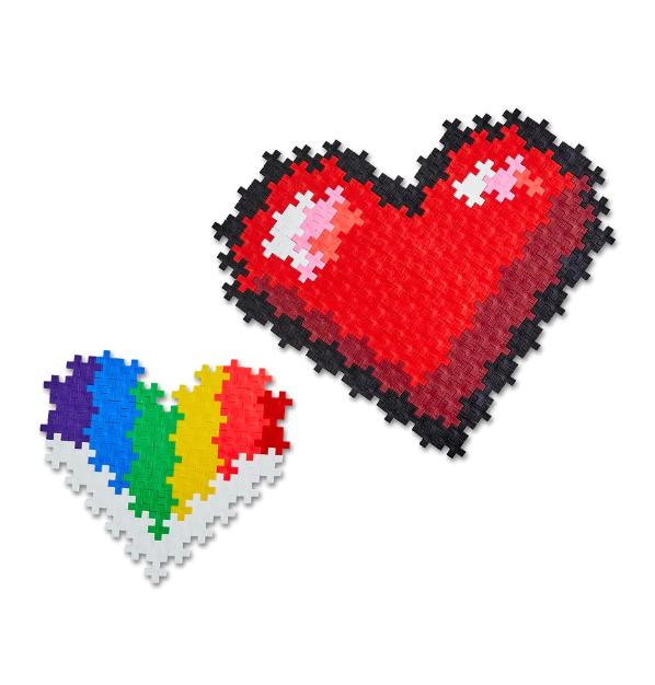 Plus-Plus Puzzle By Number Hearts 250pc Construction