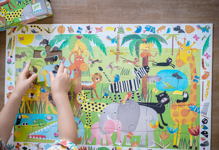 Djeco Jungle 35pc Observation Puzzle
