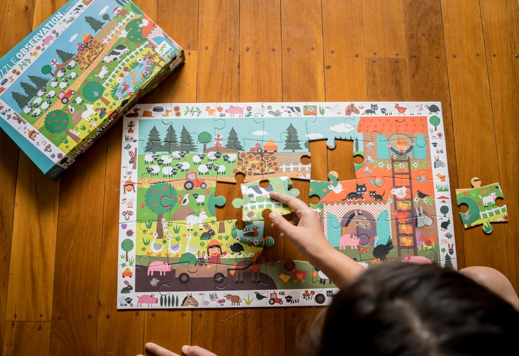 Djeco The Farm 35pc Observation Puzzle