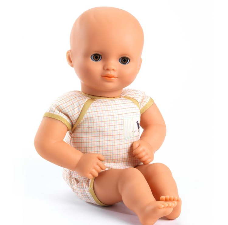 Djeco Pomea Machine Washable Neige Soft Body Doll 32cm