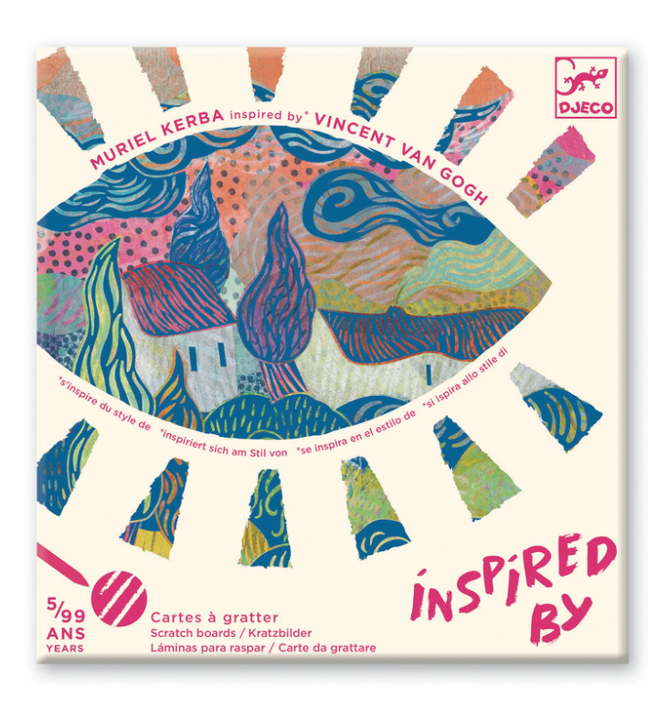 Djeco Inspired By The South Van Gogh Scratch Cards