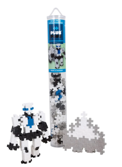 Plus-Plus 100pc Tubes Assorted Robot Construction