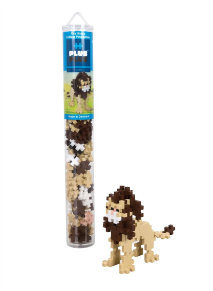 Plus-Plus 100pc Tubes Assorted Lion Construction