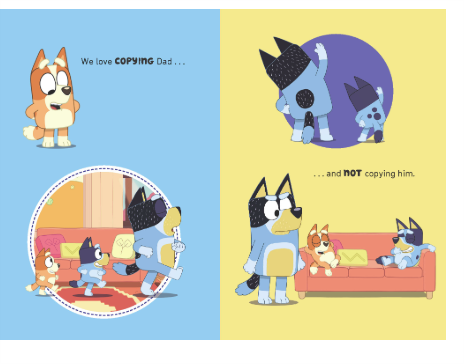 Bluey My Dad Is Awesome Book Children's Book
