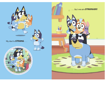 Bluey My Dad Is Awesome Book Children's Book