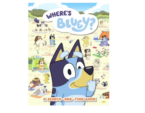 Bluey Where's Bluey? Search & Find Book Children's Book