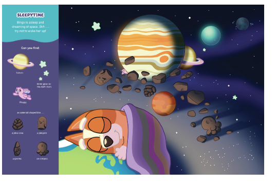 Bluey Where's Bluey? Search & Find Book Children's Book