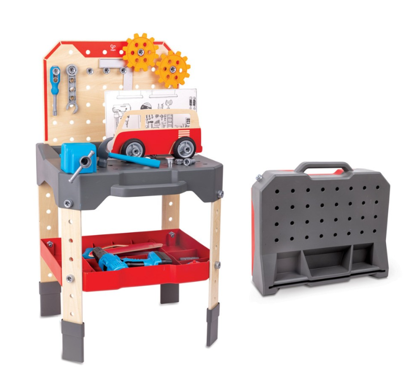 Hape Vehicle Service and Repair Workbench Construction