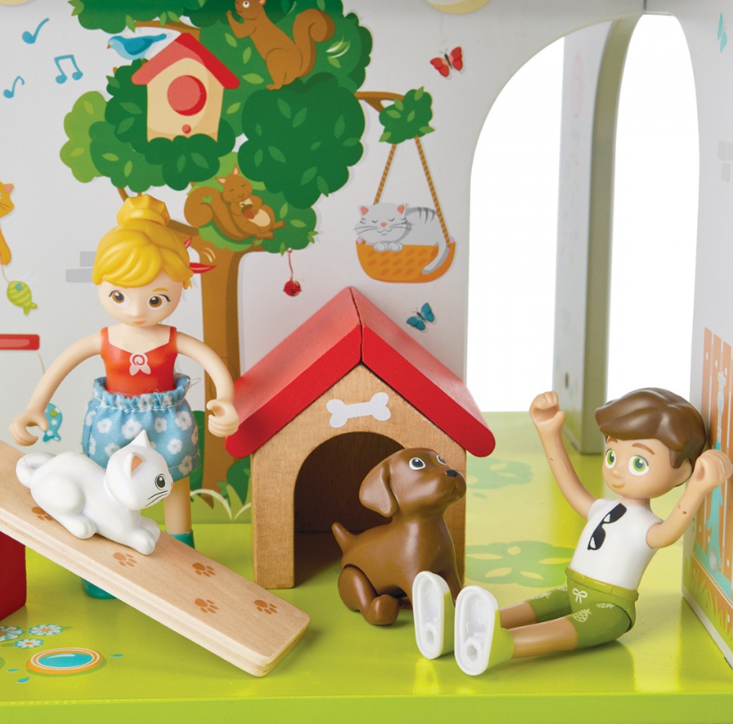 Hape Rock & Slide House with Sound Effects Dollhouse