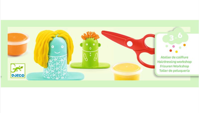 Djeco Hairdressing Modelling Dough Art and Craft