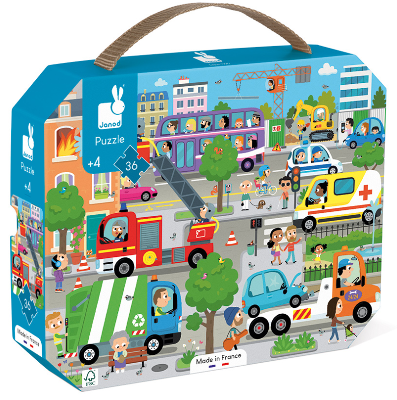 Janod City 36pc Puzzle