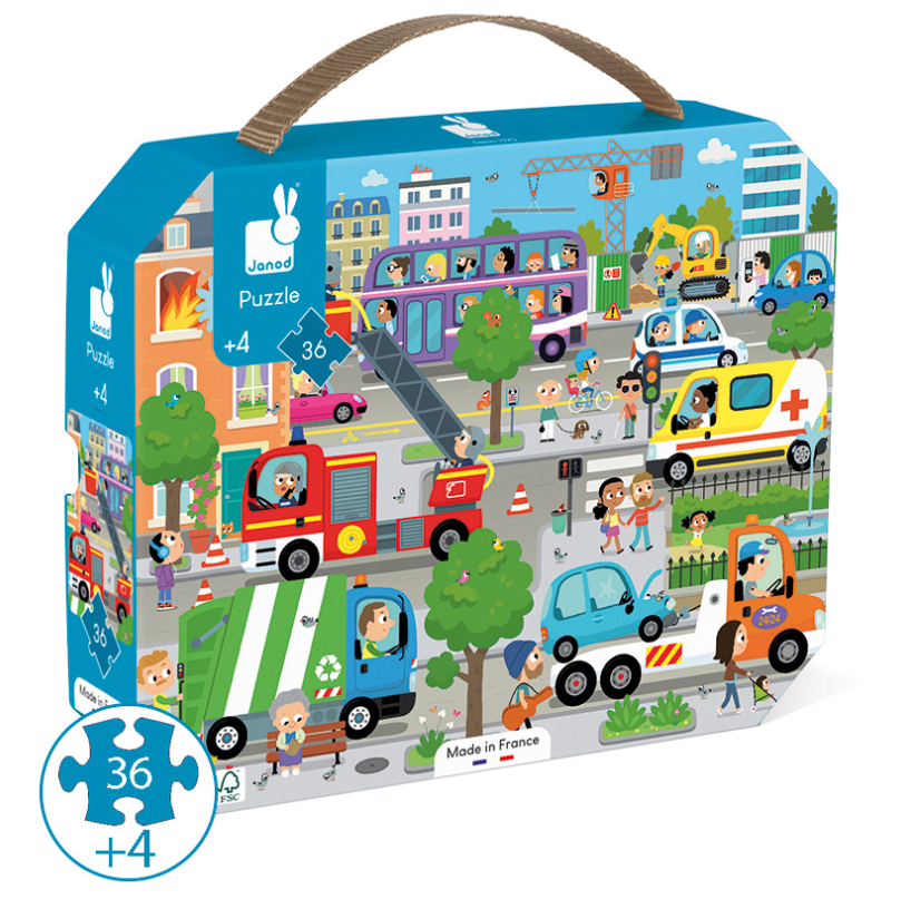 Janod City 36pc Puzzle