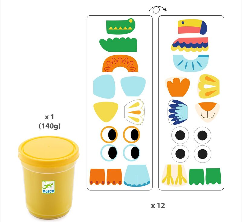 Djeco Myanimodels Modelling Dough Art & Craft Kits