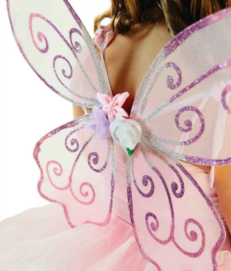 Dress Up Blossom Fairy Wings LARGE Pink Dress Up