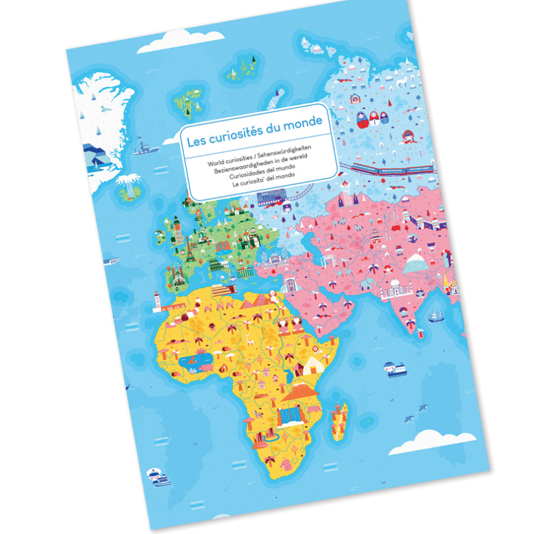 Janod Educational World  350pc Puzzle