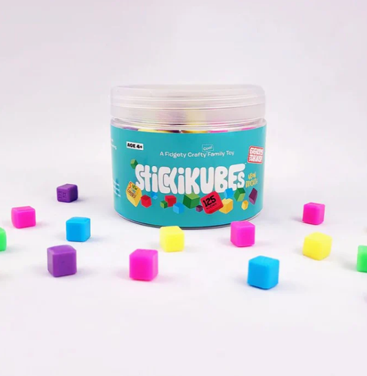 Stickikubes Neon Brights Tub 125pc