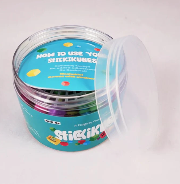Stickikubes Neon Brights Tub 125pc