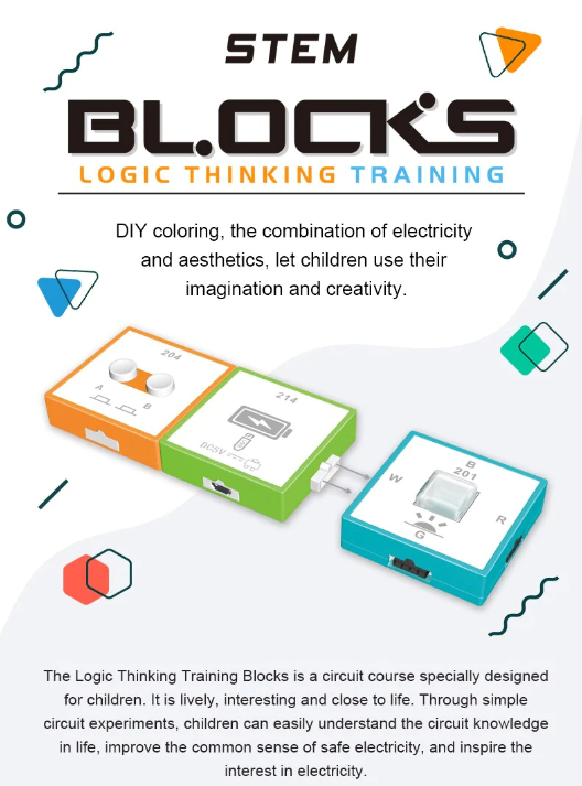 BLOCKS STEM Logic Thinking Training Advanced System Electronics