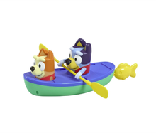 Load image into Gallery viewer, Tomy Toomies Bluey Pull &amp; Go Canoe Bath Toys
