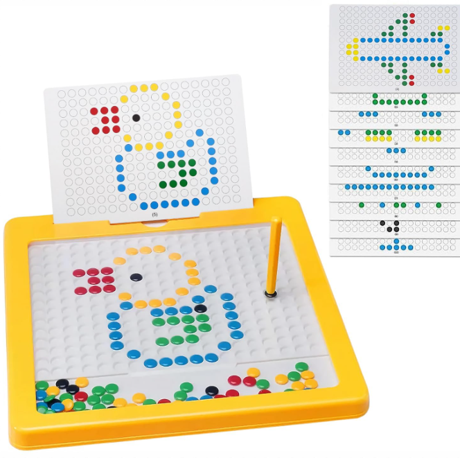 MagPad Dots Magnetic Drawing Board Small 26*26*2.5cm Learning Aid