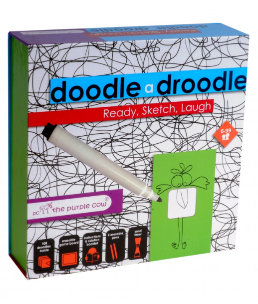 Purple Cow Doodle A Droodle Family Game Board Games