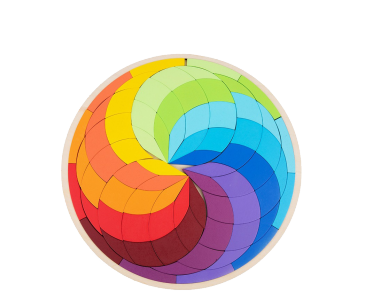 Wooden Pattern Puzzle Tornado 72pcs Puzzle