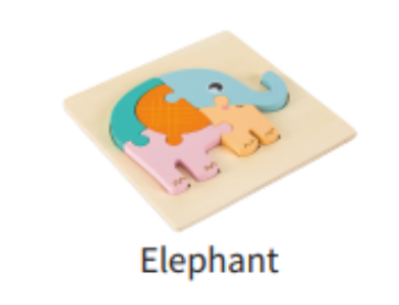 Shaped Mini Puzzle Elephant Puzzle