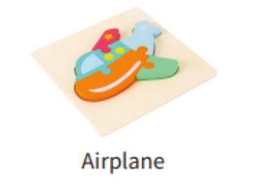 Shaped Mini Puzzle Plane Puzzle
