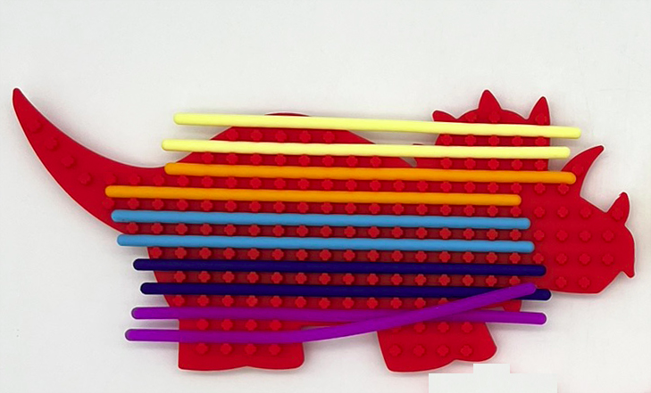 Sensory Activity Board Dinosaur Red Sensory Needs