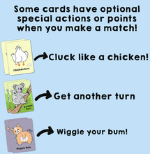 Load image into Gallery viewer, Go Bum Animals: The Cheeky Verison of Go Fish Card Game
