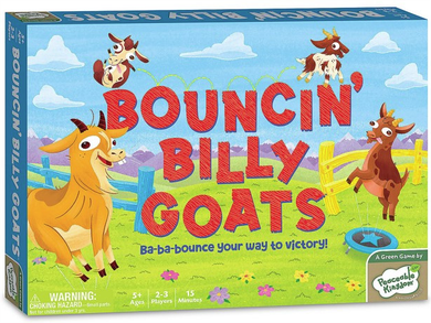Peaceable Kingdom Bouncin' Billy Goats Board Game