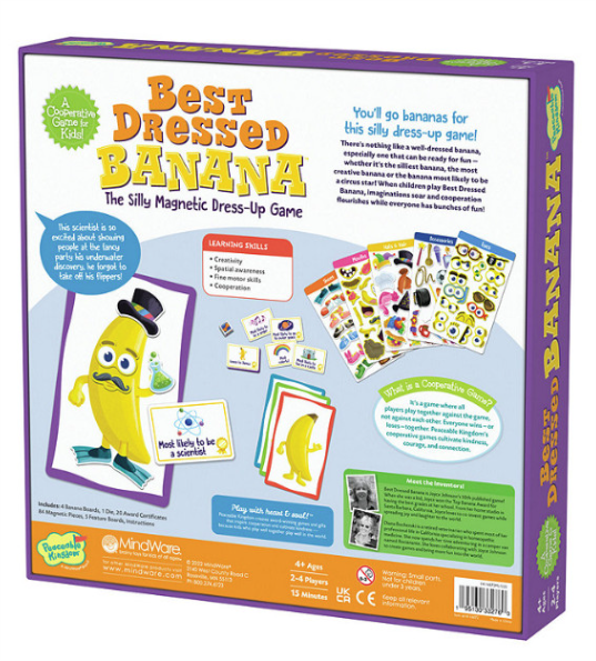 Peaceable Kingdom Best Dressed Banana board book