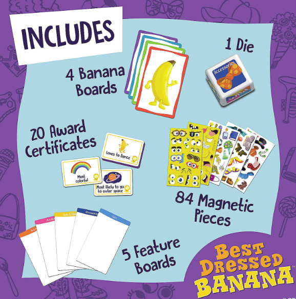 Peaceable Kingdom Best Dressed Banana board book