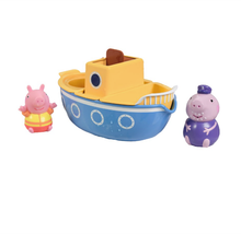 Load image into Gallery viewer, Peppa Pig Grandpa Pig&#39;s Splash &amp; Pour Boat Bath Toy
