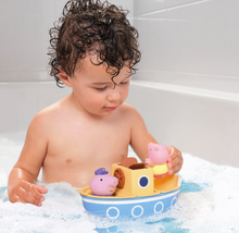 Load image into Gallery viewer, Peppa Pig Grandpa Pig&#39;s Splash &amp; Pour Boat Bath Toy

