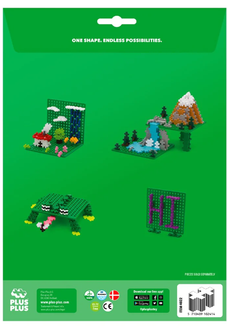 Plus-Plus Baseplates Green Construction
