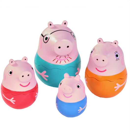 Peppa Pig Nesting Family Bath Toy